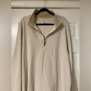 Men's Goodfellow & Co. Beige Quarter-Zip Lightweight Sweater NWOT